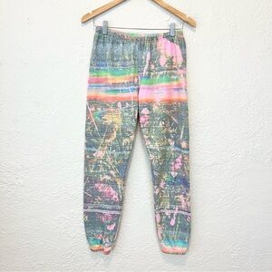 Wildfox Rare Joggers Sweatpants Tie Dye Medium M